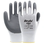 Beybi PN3 Polyester Örme Nitril Eldiven