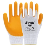 Beybi PN3 Polyester Örme Nitril Eldiven - Görsel 4