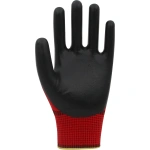 Beybi PN75 Kırmızı Polyester Örme Nitril Eldiven - Görsel 2
